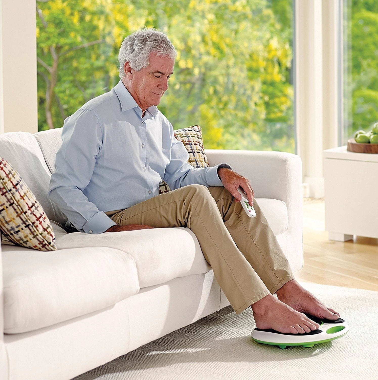 Person using Revitive at home